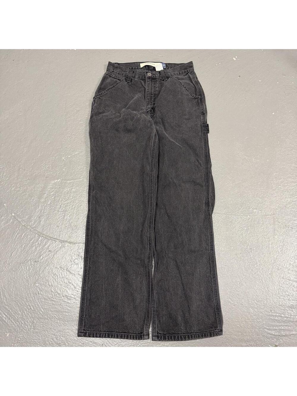 2000s Baggy Black GAP Carpenter Pants